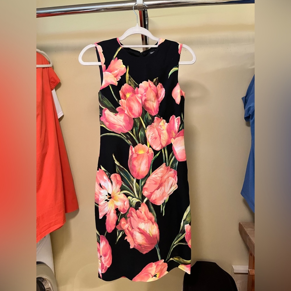 Dolce & Gabbana floral black dress
